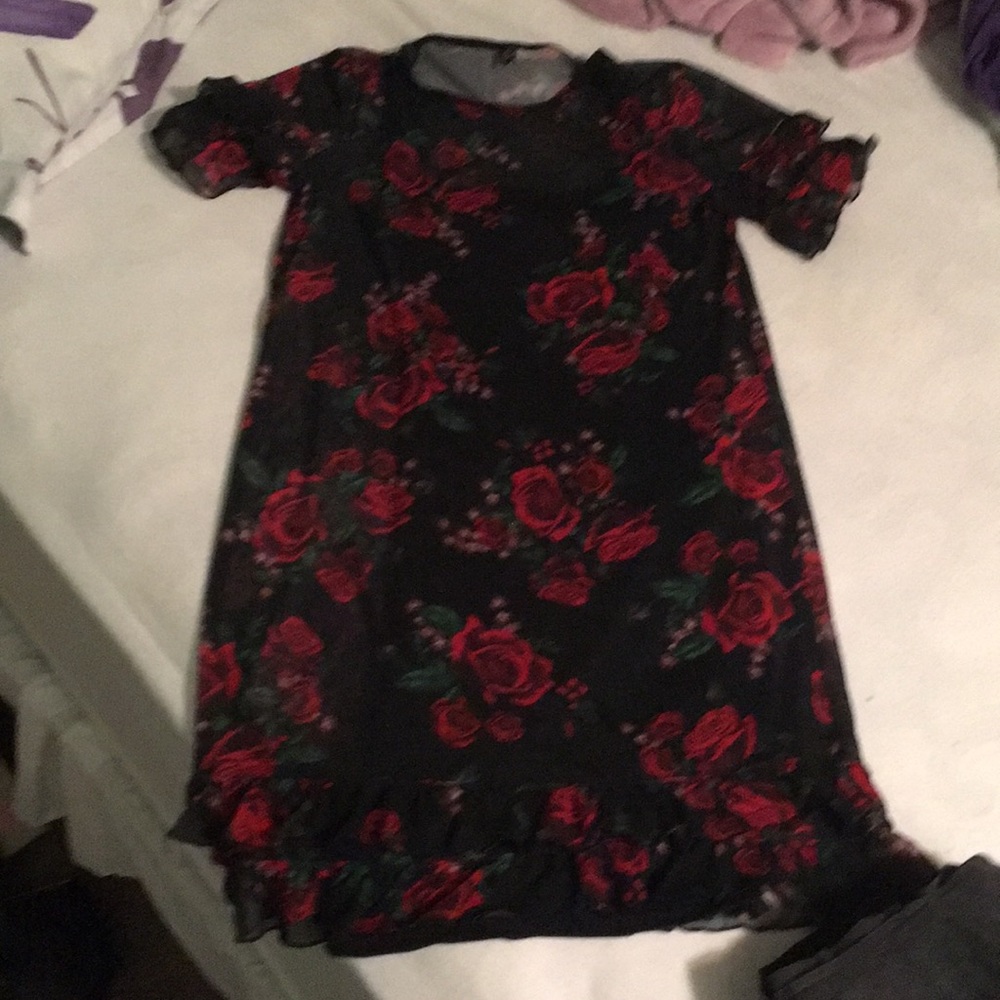 Little black and red dress